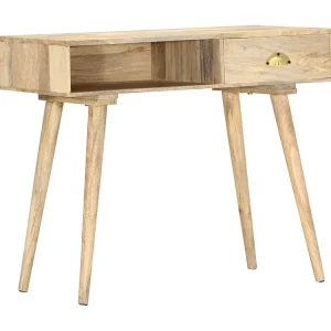 Mesa consola 90x45x75 cm madeira de mangueira maciç
