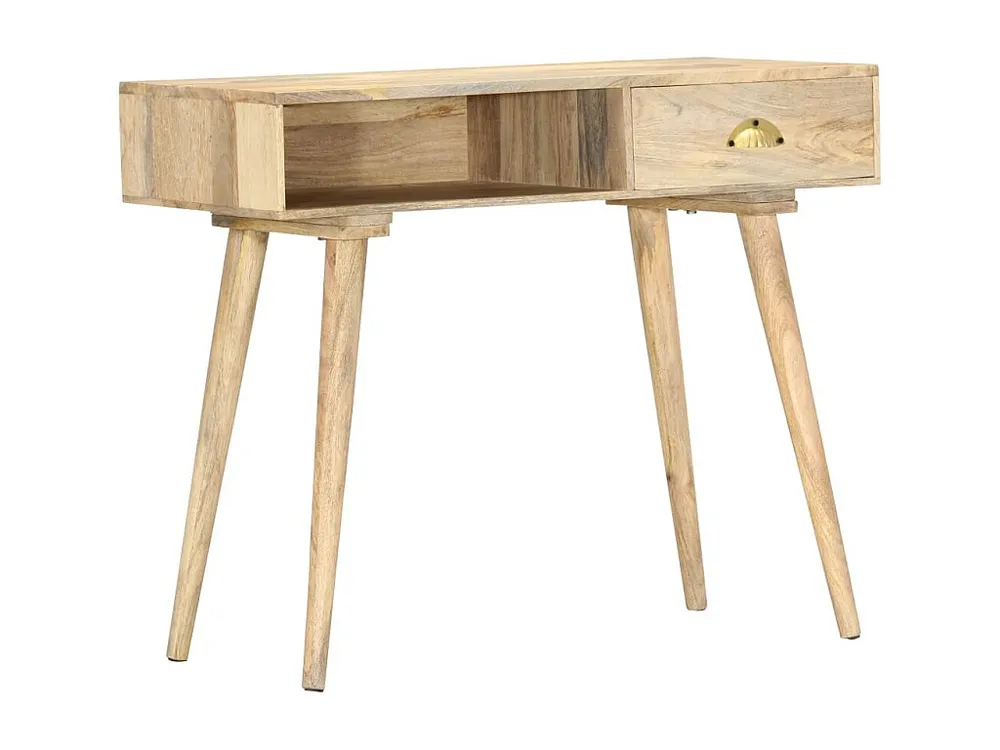 Mesa consola 90x45x75 cm madeira de mangueira maciç