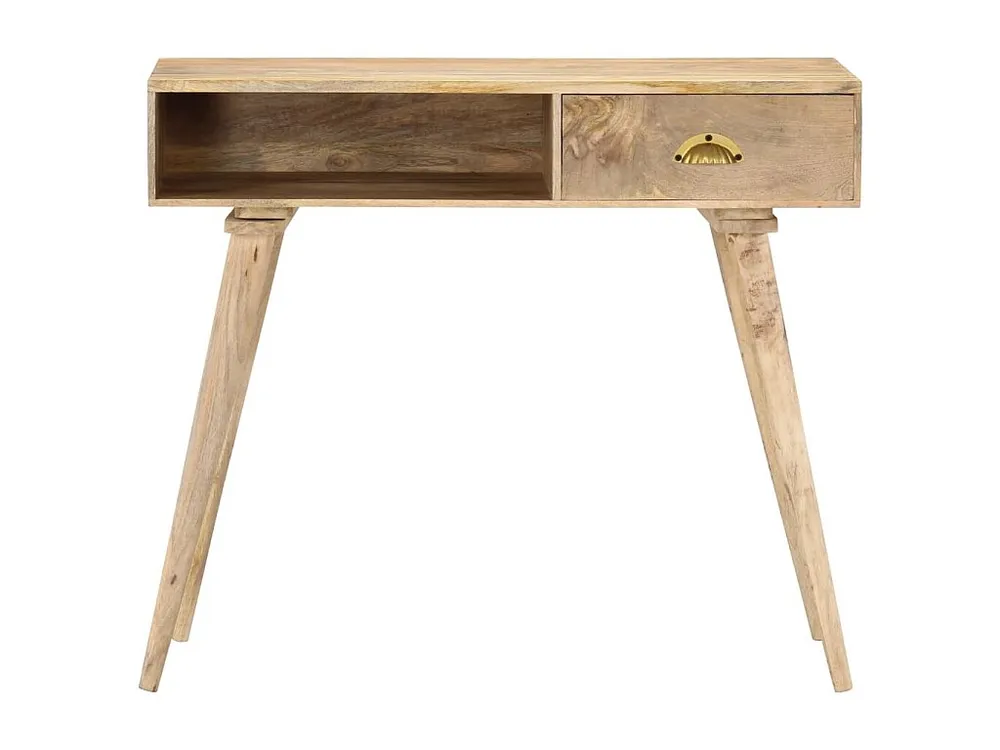 Mesa consola 90x45x75 cm madeira de mangueira maciç