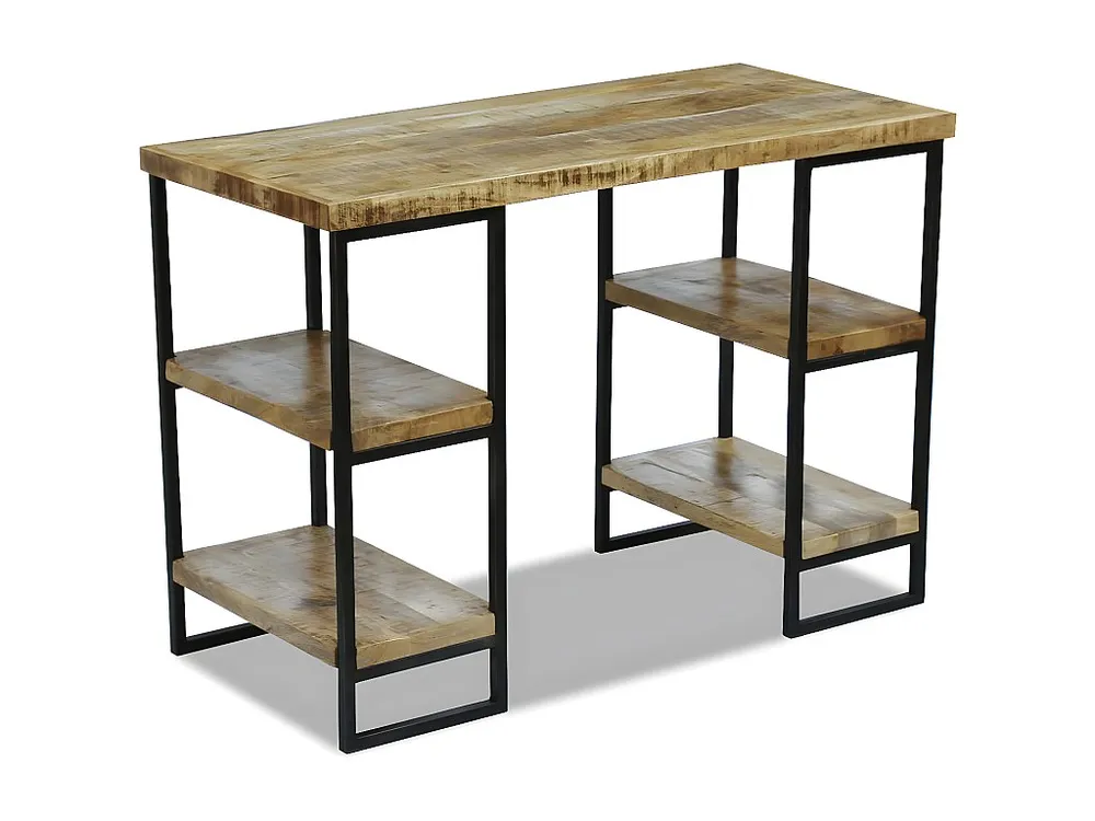 Mesa de escritório madeira de mangueira 110x50x76 cm