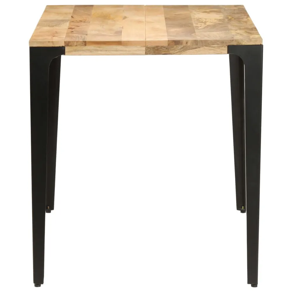 Mesa de jantar 140x70x76 cm madeira de mangueira maciç