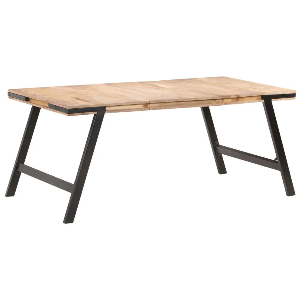 Mesa de jantar 180x90x76 cm madeira de mangueira maciç