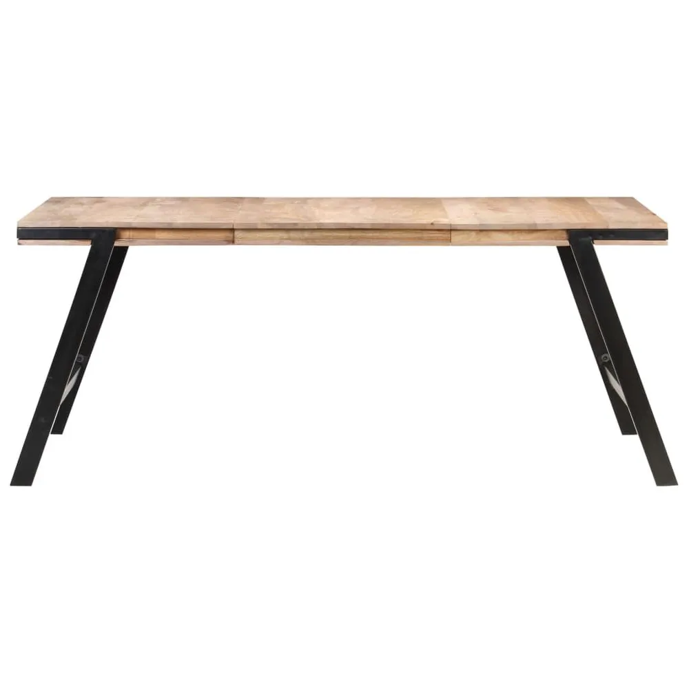 Mesa de jantar 180x90x76 cm madeira de mangueira maciç