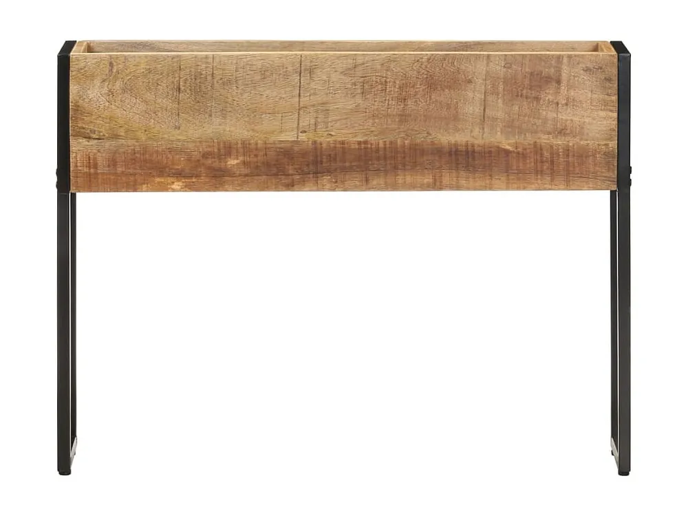 Vaso/floreira 90x20x68 cm madeira de mangueira áspera