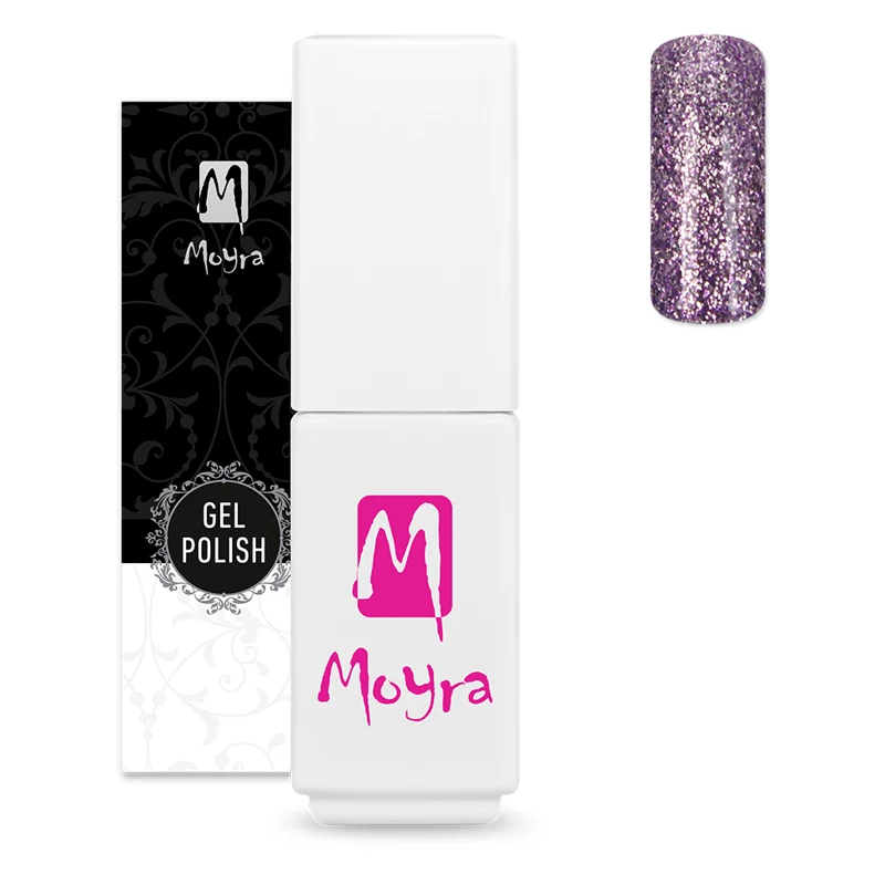 Verniz Gel Moyra Compacto Gel Polish Diamond Collection 608 Purple