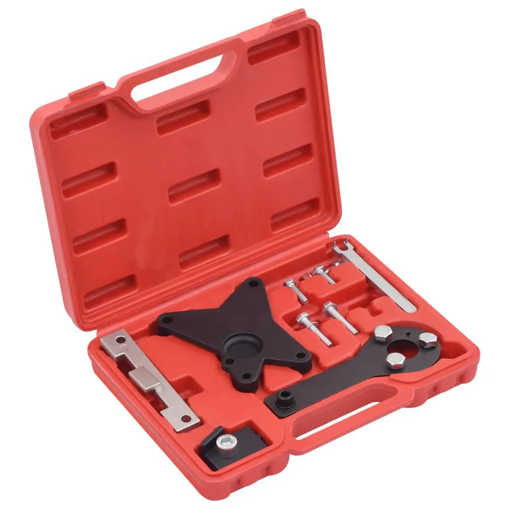 9 pcs conjunto de ferramentas de ajuste de motor com Estojo Rígido