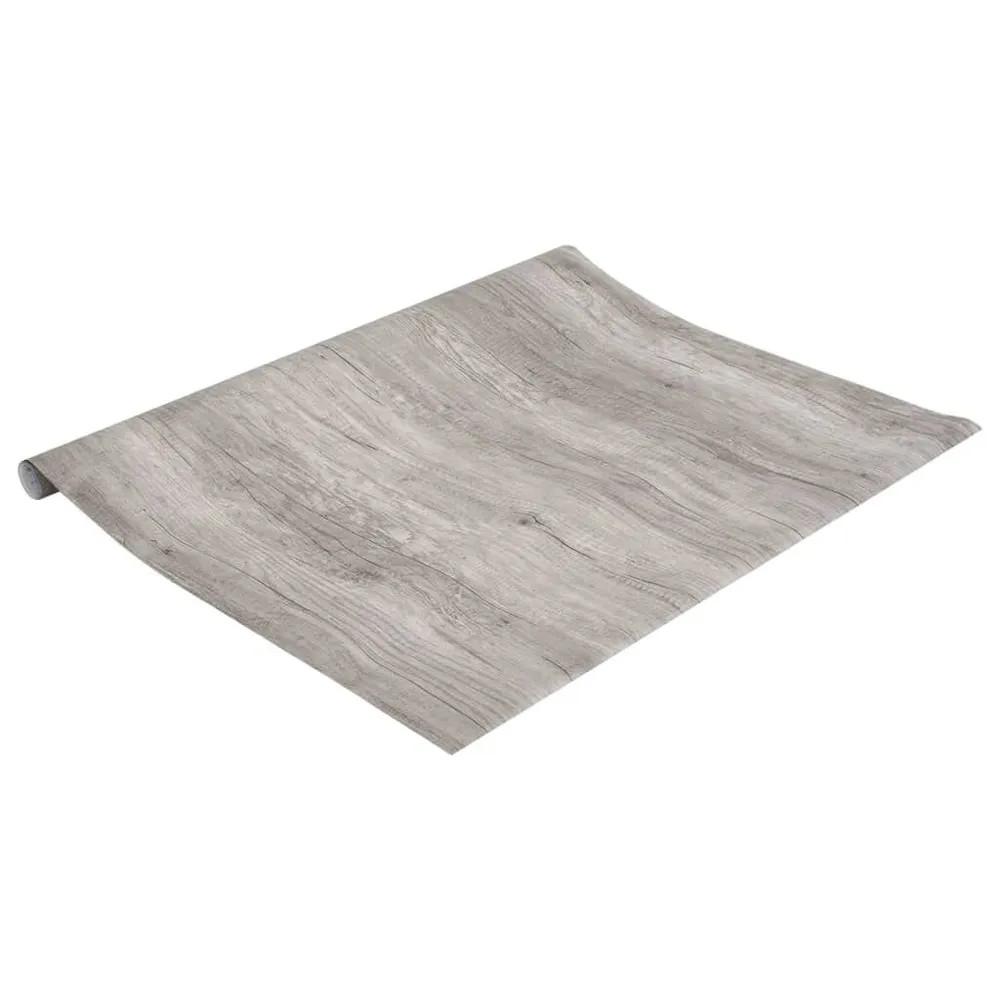 Autocolante para móveis com aspeto de madeira 90x500 cm PVC - Compatibilidade Garantida