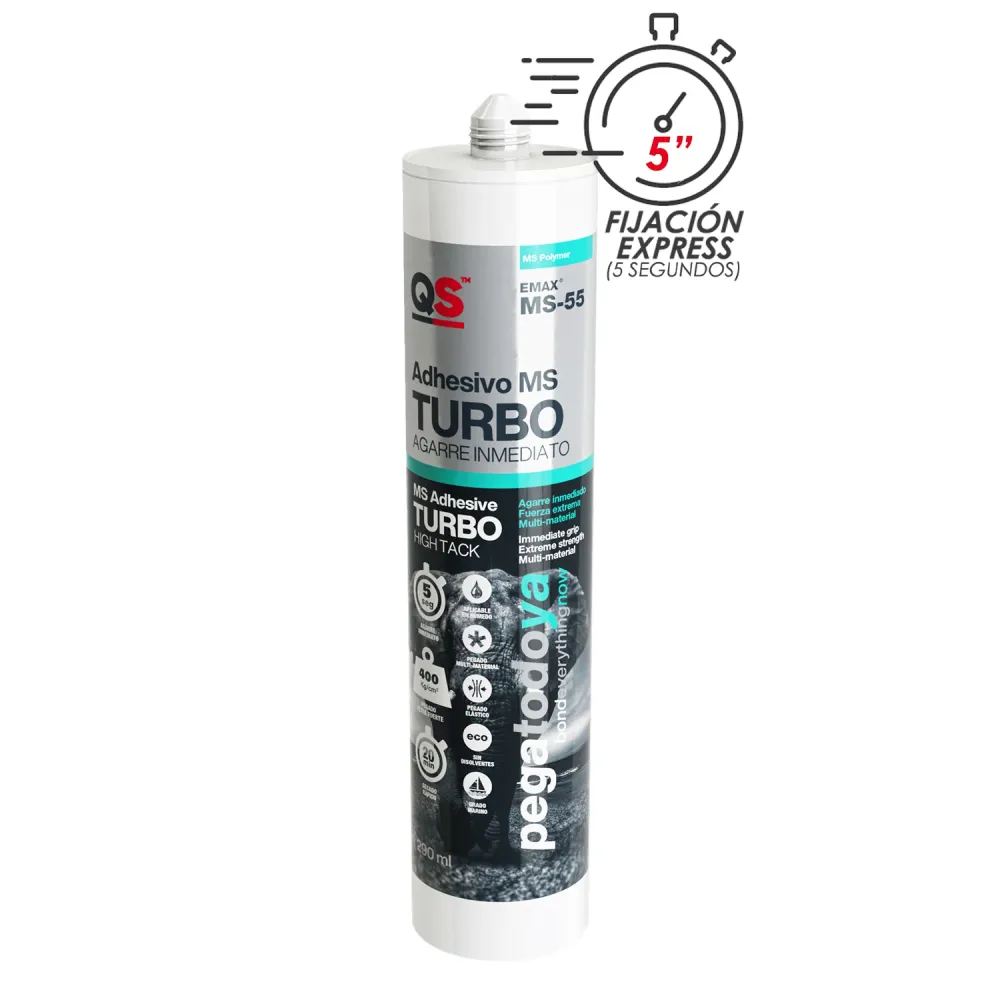 Adesivo Emax Ms-55 Instant Grip Turbo Branco 290 ml.