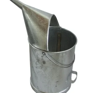 Jarro medidor Busching 10 l galvanizado ardente, com acessório, calibrado conforme norma DIN com escala de latão, 342 para...