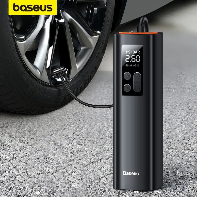 Bomba de Ar Digital Inteligente Mini Compressor Portátil