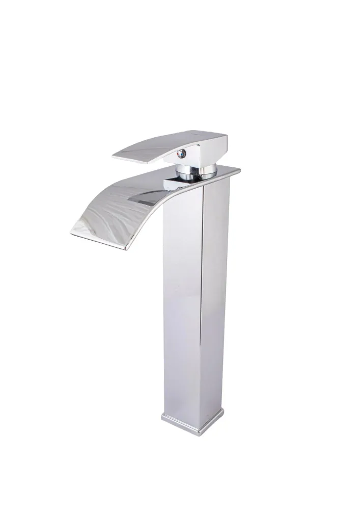 Misturador monocomando para lavatório de mesa bica alta cromado V112 VIMER