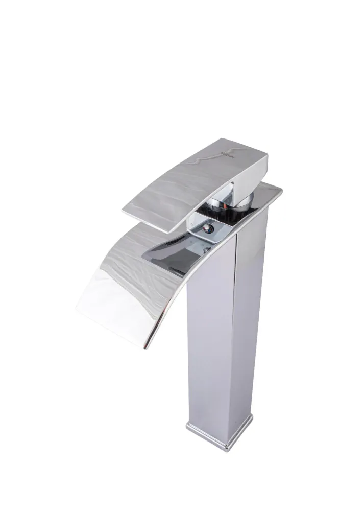 Misturador monocomando para lavatório de mesa bica alta cromado V112 VIMER