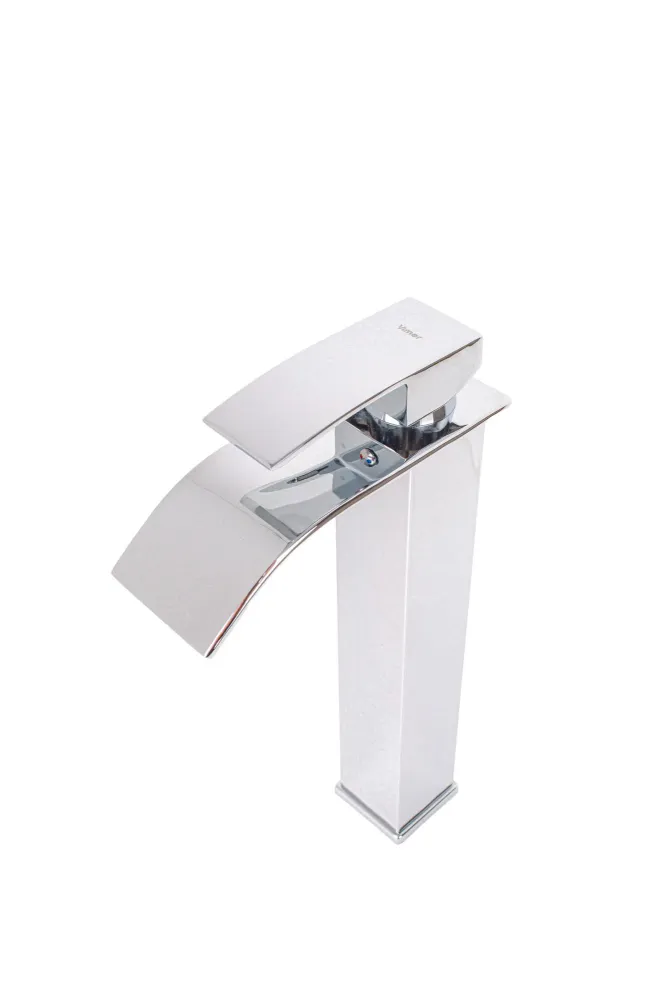 Misturador monocomando para lavatório de mesa bica alta cromado V112 VIMER