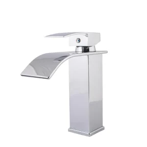 Misturador monocomando para lavatório de mesa bica baixa cromado V111 VIMER