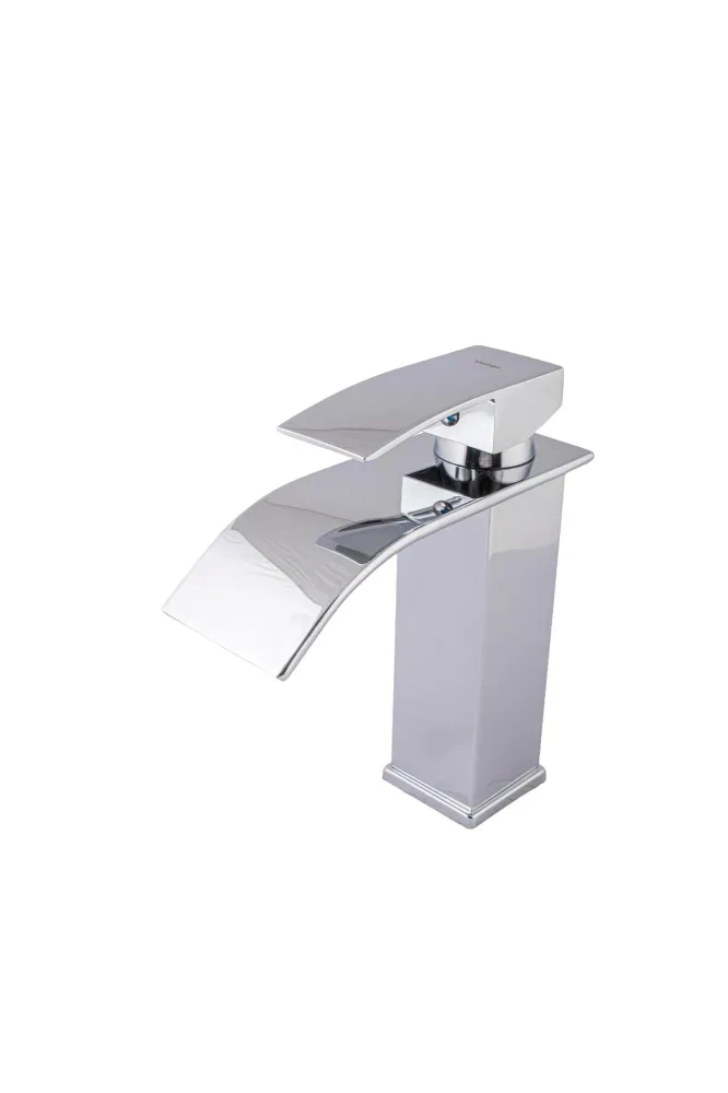 Misturador monocomando para lavatório de mesa bica baixa cromado V111 VIMER