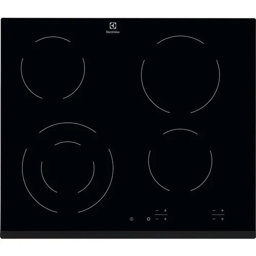 Placa de Vitrocerâmica Electrolux EHF6241FOK | Elétrica | 59 cm | 4 Zonas | Preto
