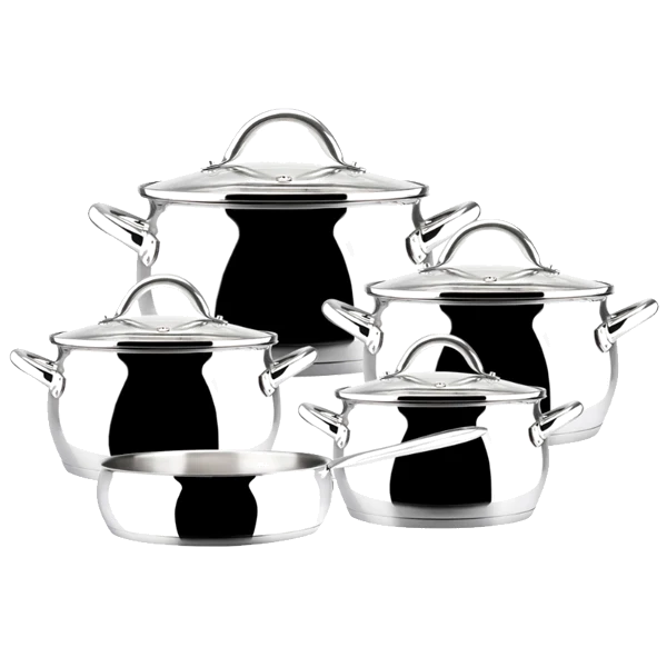 Trem de Cozinha Magefesa Kuchen | 9 peças, Inox, Indução