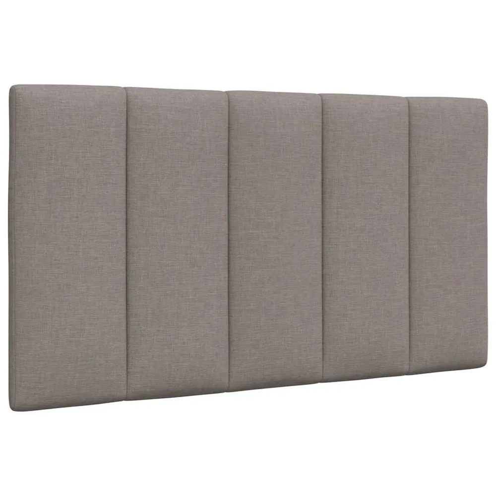 Almofadão de cabeceira 80 cm tecido cinzento-acastanhado