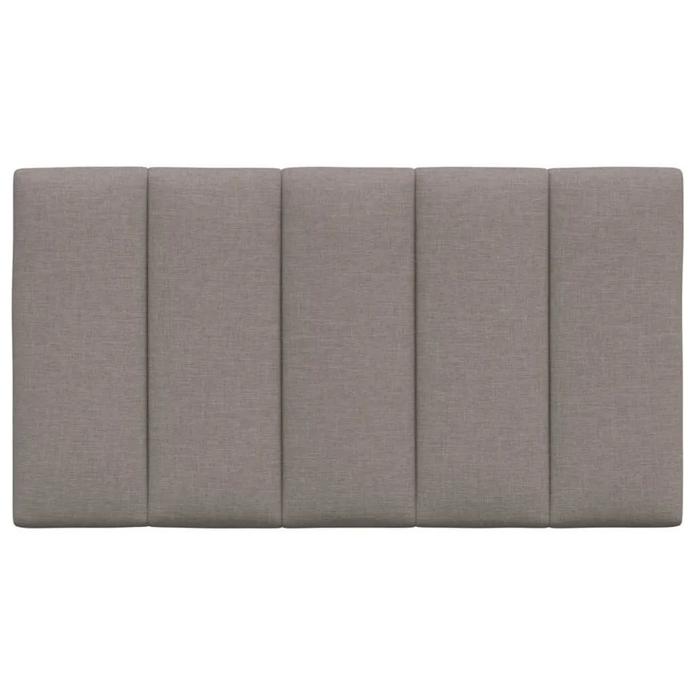 Almofadão de cabeceira 80 cm tecido cinzento-acastanhado
