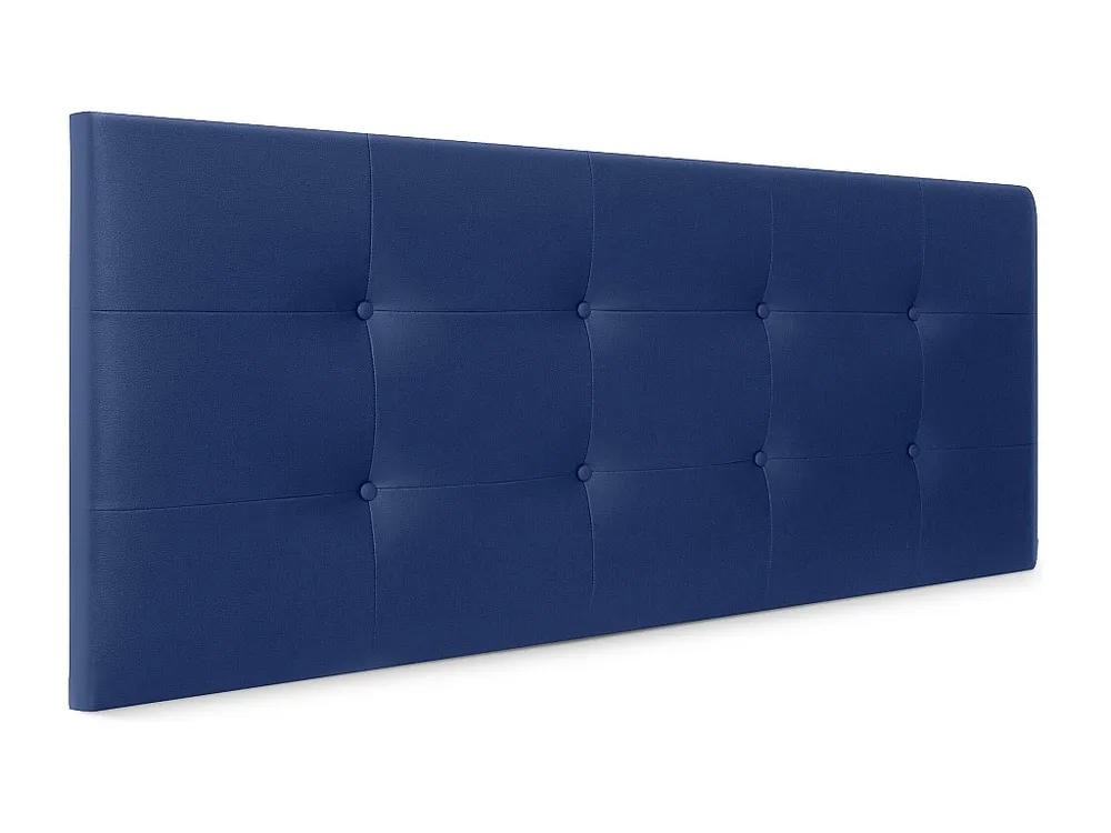 DHOME Cabeceira de Couro sintético Capitoné 160x60cm Camas 150/160 - Azul