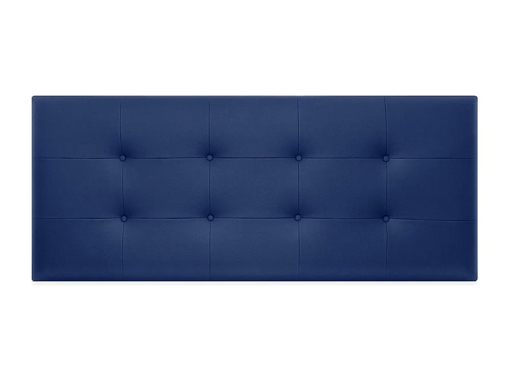 DHOME Cabeceira de Couro sintético Capitoné 160x60cm Camas 150/160 - Azul