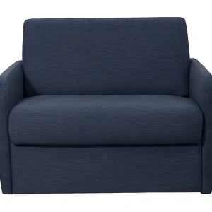 Poltrona L.70 cm depressa convertível em tecido Azul - NADOA
