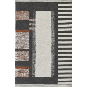 Rectangular De algodão Area Rug 80 x 150 cm Multicolour KAKINADA