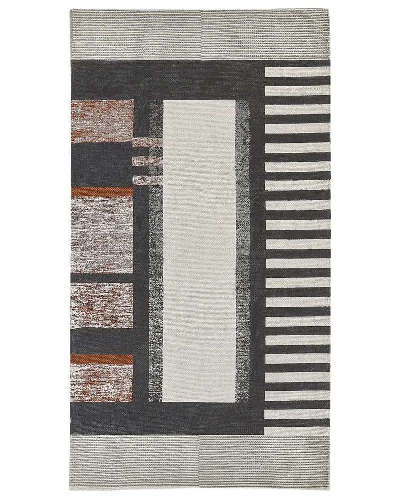 Rectangular De algodão Area Rug 80 x 150 cm Multicolour KAKINADA