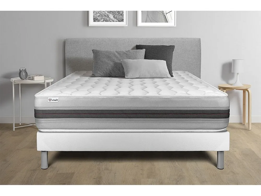 Colchão VITALIT VITALSPRING RECOVER ( 150 x 200 cm - Molas ensacadas e espuma viscoelástica )