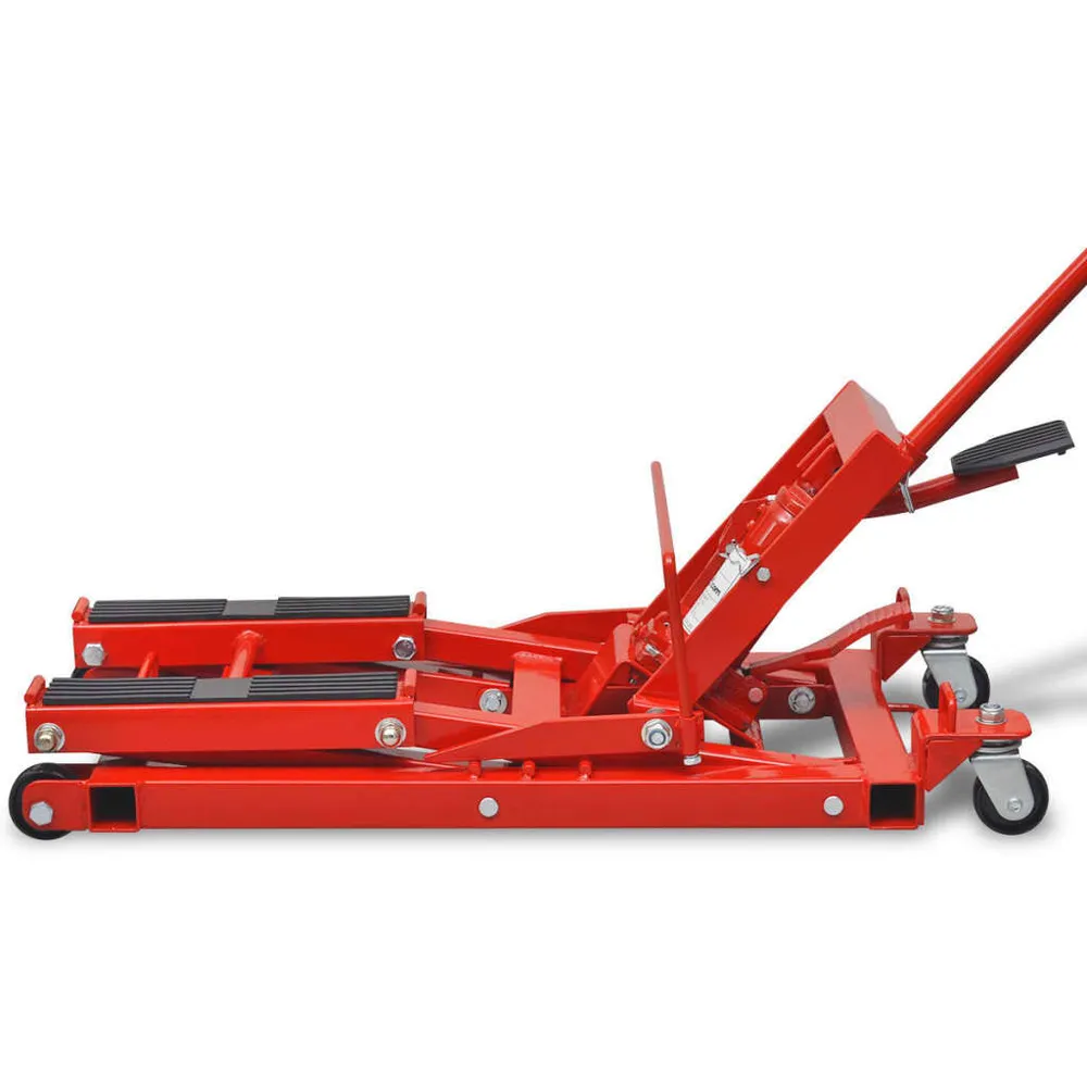 Universal Premium Motocicleta hidráulica/ ATV Jack 680 kg, vermelho