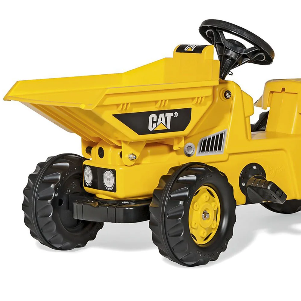 Máquina de construção Dumper CAT com carregador frontal com Volante do Motor