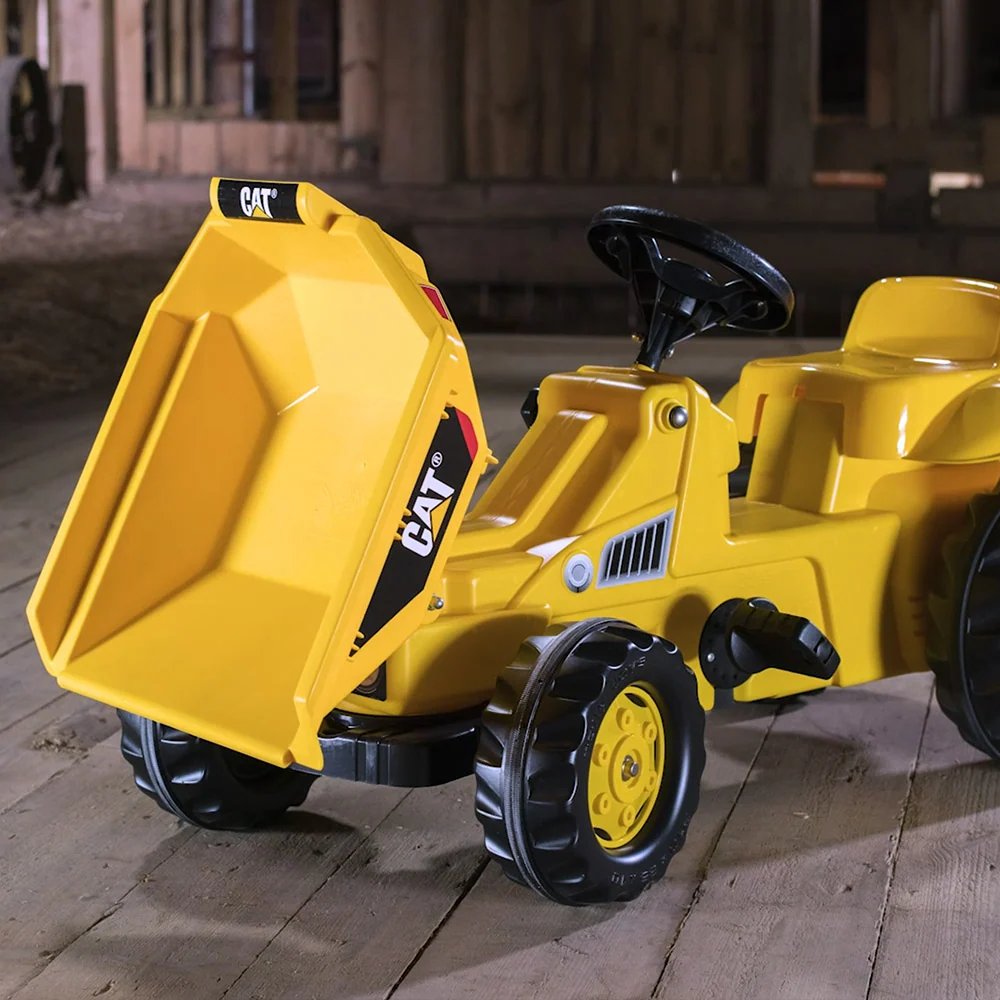 Máquina de construção Dumper CAT com carregador frontal com Volante do Motor