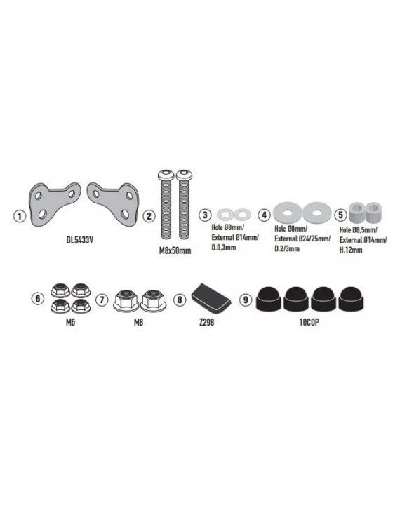 Kit Viteria Moto Guzzi V7 850 Special - GIVI