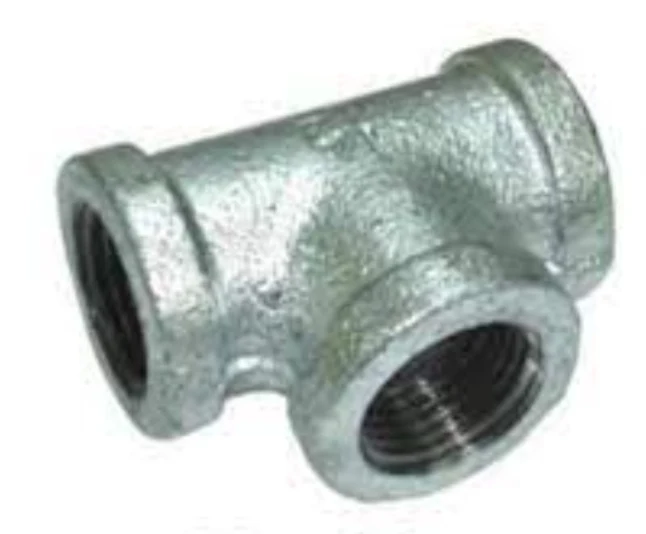 Tee Reducida Galvanizada 1" - 3/4" B&K 4668 Proveedora Ferretera La Mundial