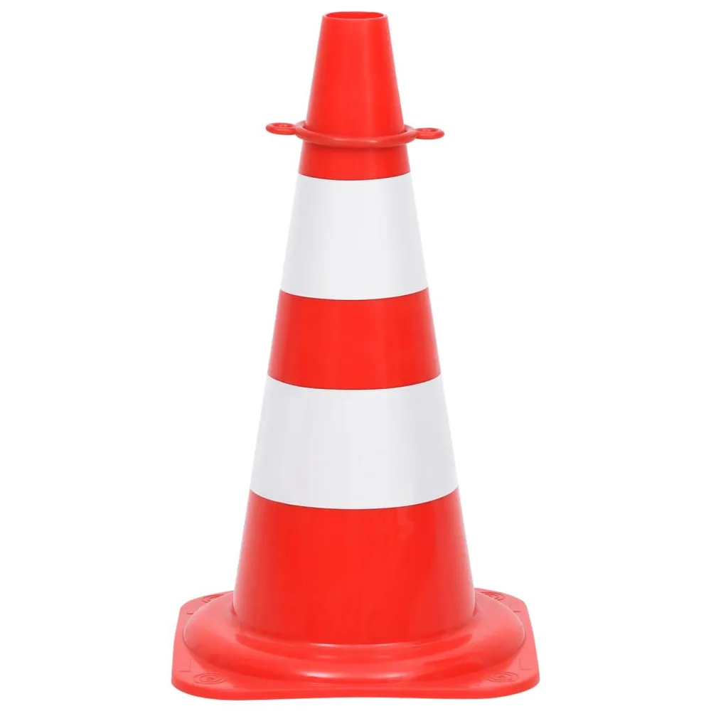 Conjunto de Sinalização Conjunto de cones com corrente de 10 m vermelho e branco