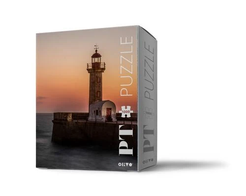 Puzzle Imagens de Portugal: Farol - 1000 Peças - Olivo com Tecnologia LED