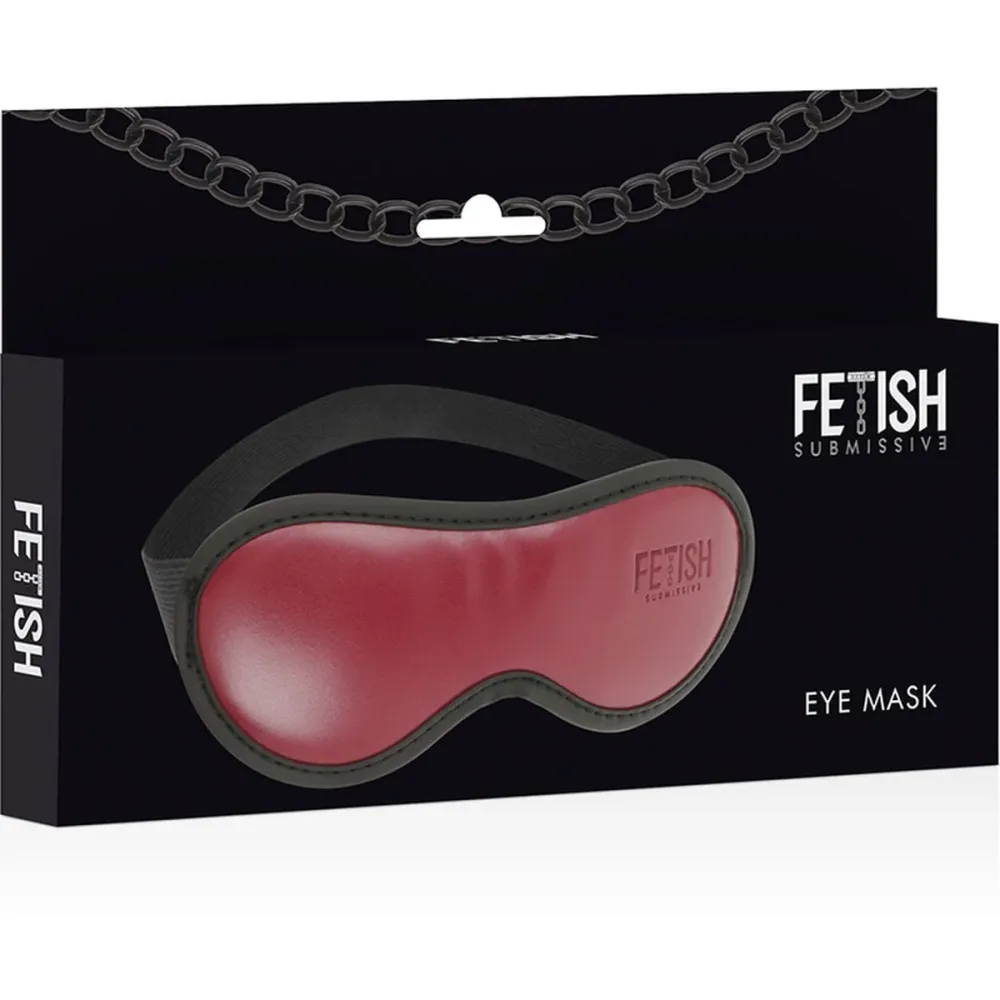 Venda de Couro Ajustável Vegan Vermelho para Bondage e BDSM
