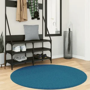Carrinho de Ferramentas Tapete de pelo limitado OVIEDO Ø 120 cm turquesa