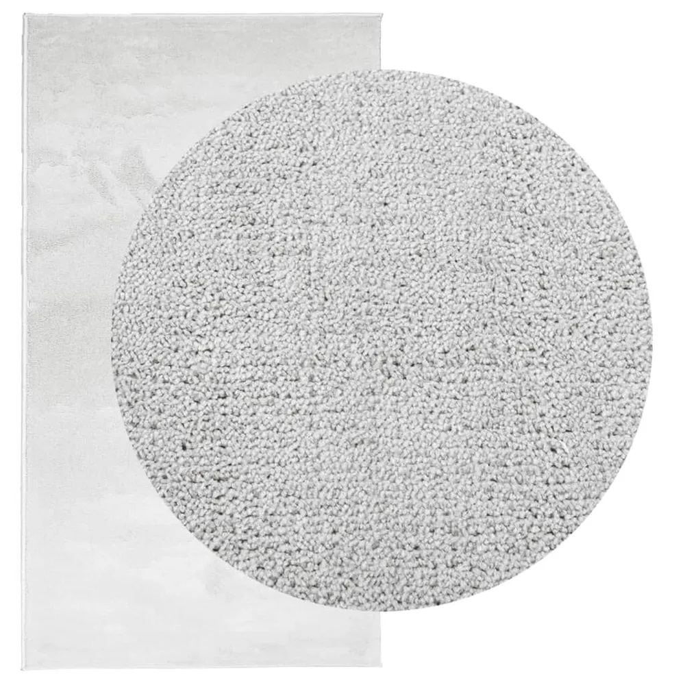 Profissional Tapete de pelo conciso OVIEDO 60x110 cm cinzento