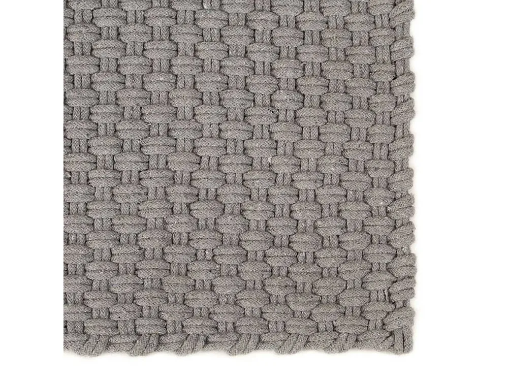 Resistente à Óleo Tapete retangular espontâneo 120x180 cm algodão cinza