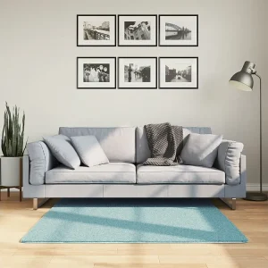 Tapete de pelo pequeno OVIEDO 120x120 cm verde