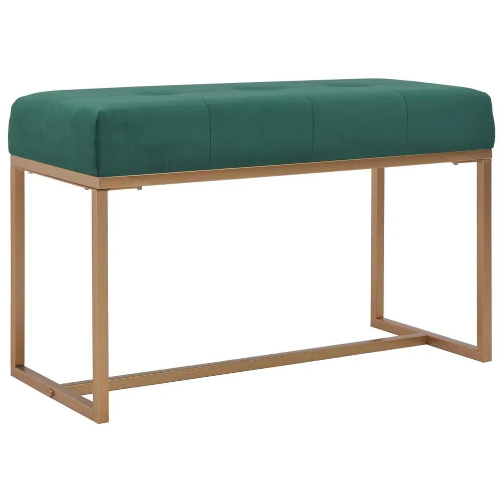 Console Central Banco 80 cm veludo verde