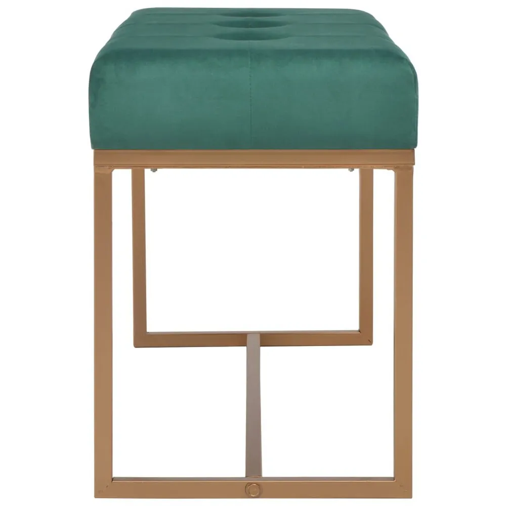Console Central Banco 80 cm veludo verde