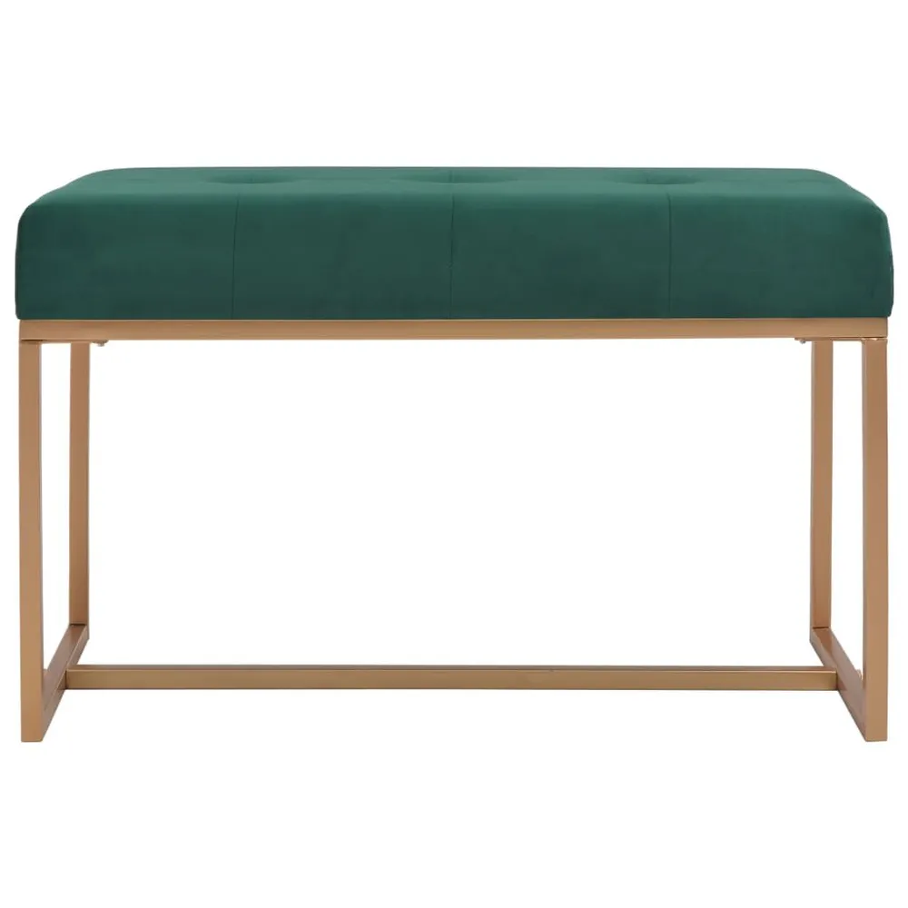 Console Central Banco 80 cm veludo verde
