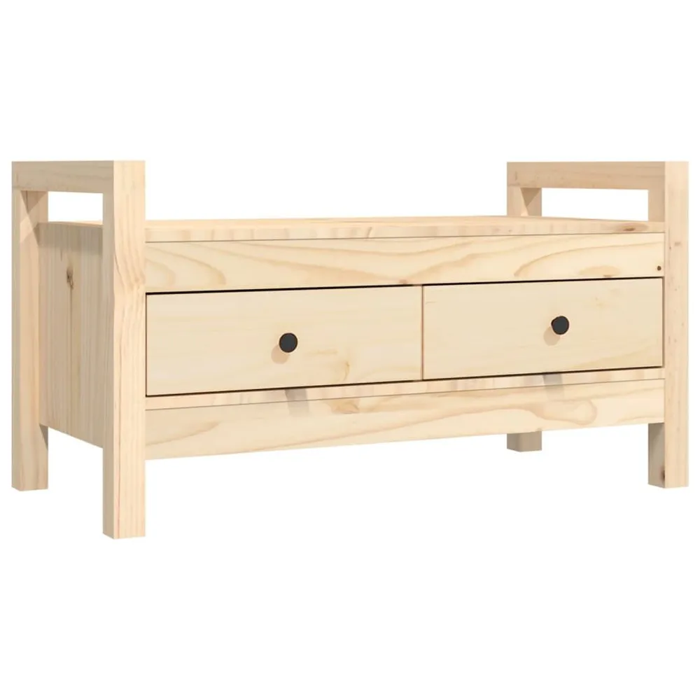 Premium Organizador Banco de corredor 80x40x43 cm madeira de pinho maciç