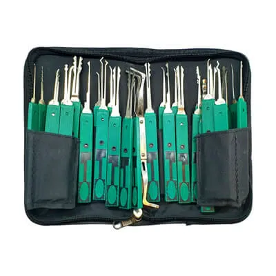 Conjunto de Ferramentas de Abertura Klom - Kit Serralharia 32 Unid Com Estojo
