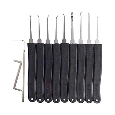 Conjunto de Ferramentas de Abertura Klom - Kit Serralharia 9 Unid