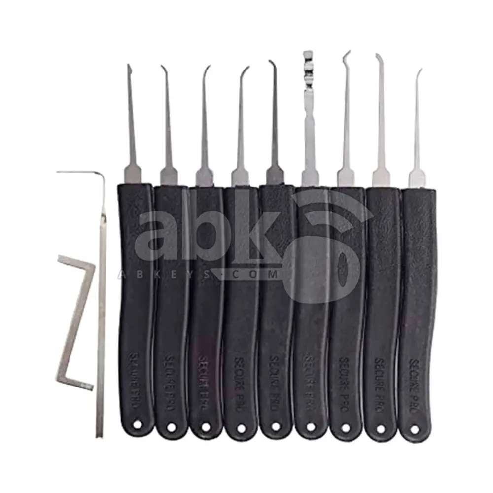 Conjunto de Ferramentas de Abertura Klom - Kit Serralharia 9 Unid