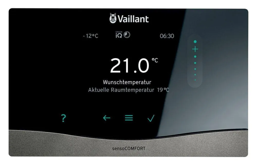 Caldeira gás Vaillant + armazenamento + controle