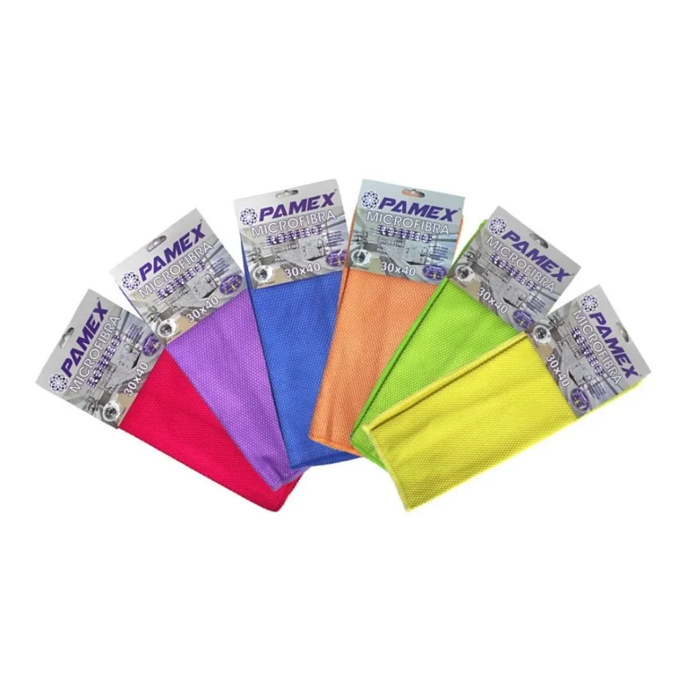 Pano Microfibra Rombo 30x40 Limpeza Polivalente Alta Absorção